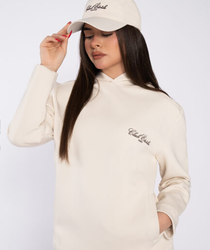 Beige hoodie