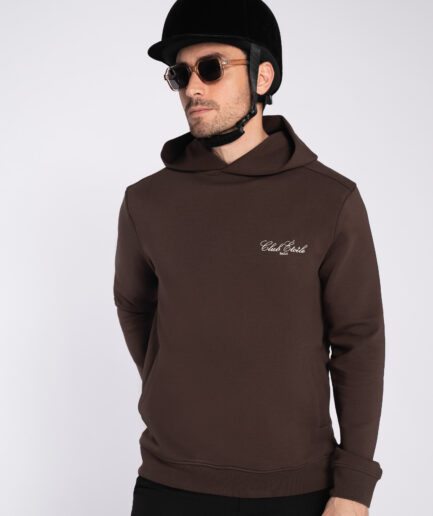 Brown hoodie